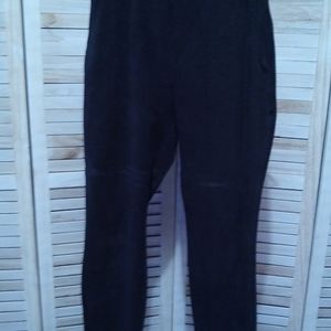 Lands End ladies cords, black